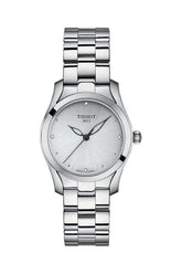 Tissot T-Wave Diamond Silver Dial Watch Women's T1122101103600