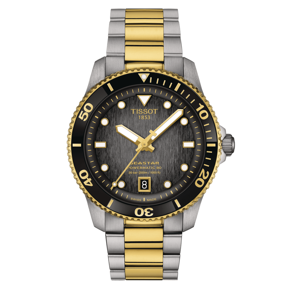 TISSOT SEASTAR 1000 POWERMATIC 80 40MM T1208072205100 - KRISHNA WATCH COMPANY