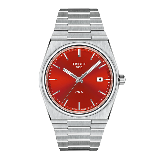 Tissot  PRX Quartz Red Dial Men 40mm T1374101142100