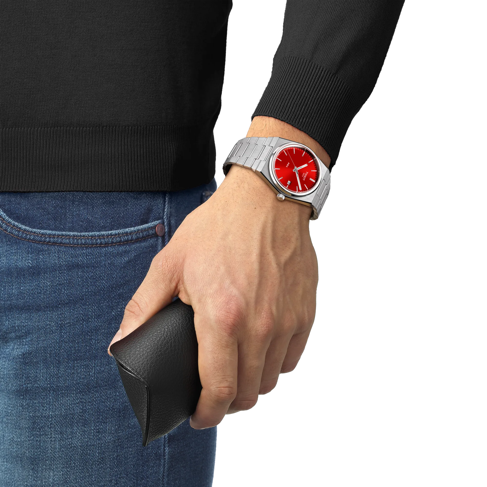 Tissot PRX Quartz Red Dial Men 40mm T1374101142100 - KRISHNA WATCH COMPANY
