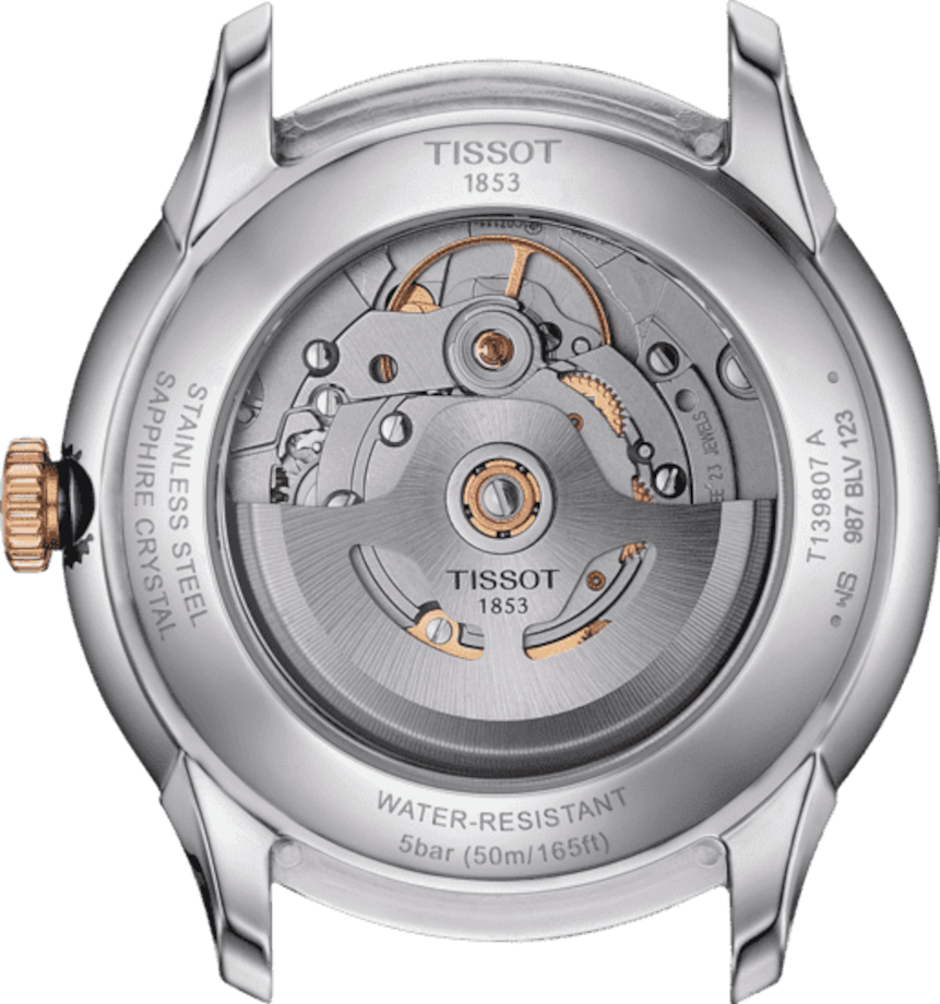 TISSOT CHEMIN DES TOURELLES POWERMATIC 80 39 MM T1398072203800