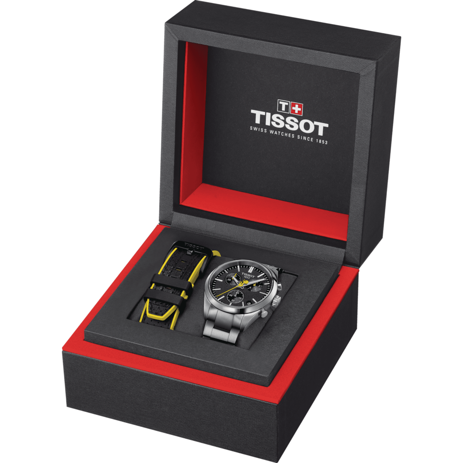 Tissot PR 100 Tour de France Chronograph Watch for Men With Interchangeable Strap - T1504171105100 - KRISHNA WATCH COMPANY