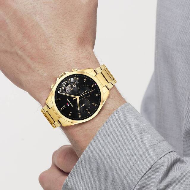 Tommy Hilfiger Black Dial Multifunction Watch - TH1710447 - KRISHNA WATCH COMPANY