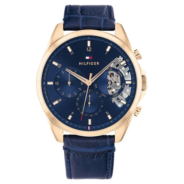 Tommy Hilfiger Quartz Multifunction Blue Dial Watch for Men th1710451 - KRISHNA WATCH COMPANY