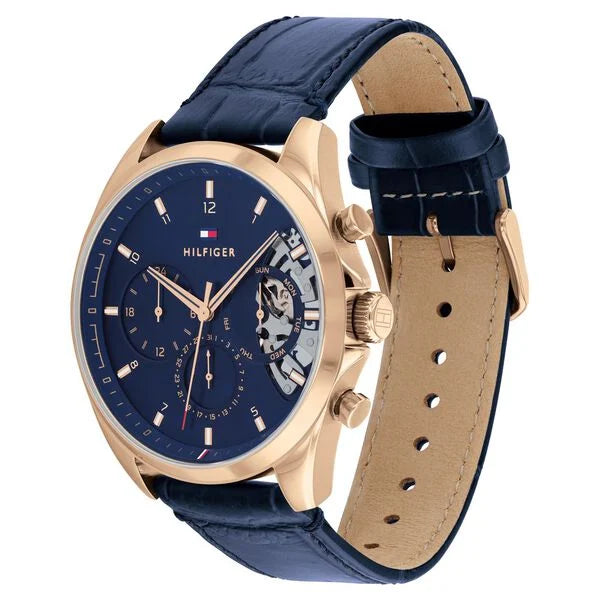 Tommy Hilfiger Quartz Multifunction Blue Dial Watch for Men th1710451 - KRISHNA WATCH COMPANY