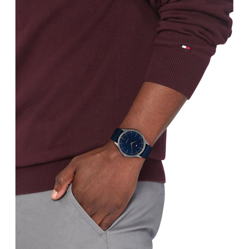 Tommy Hilfiger Men Navy Dial Analog Watch NETH1710467W - KRISHNA WATCH COMPANY