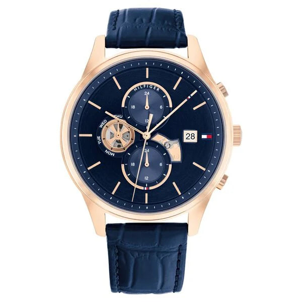 Tommy Hilfiger Blue Dial Quartz Analog Watch for Men neth1710503 - KRISHNA WATCH COMPANY