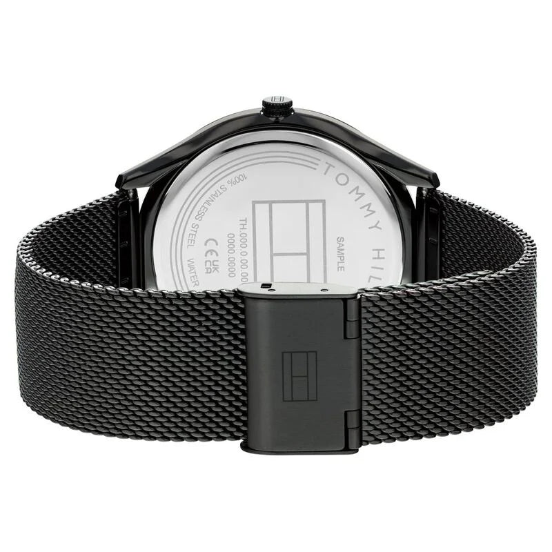 Tommy Hilfiger Black Dial Black Stainless Steel Strap Watch for Men TH1710513 - KRISHNA WATCH COMPANY