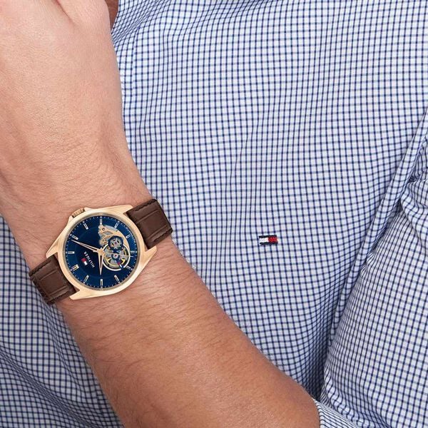 Tommy Hilfiger Automatic Automatic Watch For Men th1710715w - KRISHNA WATCH COMPANY