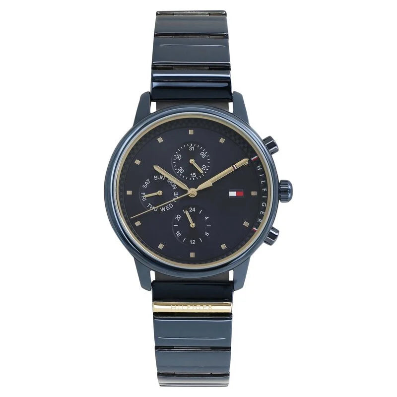 Tommy Hilfiger Quartz Multifunction Blue Dial Metal Strap Watch for Women NETH1781893W - KRISHNA WATCH COMPANY