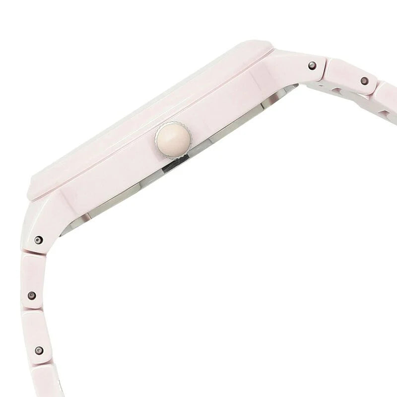 Tommy Hilfiger Quartz Analog Pink Dial Ceramic Strap Watch for Women NETH1781957 - KRISHNA WATCH COMPANY