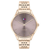 Tommy Hilfiger Quartz Analog Grey Dial Stainless Steel Strap Watch for Women NETH1782212
