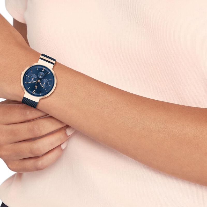 Tommy Hilfiger Quartz Analog Blue Dial Stainless Steel Strap Watch for Women / 1782541TH1782541 - KRISHNA WATCH COMPANY