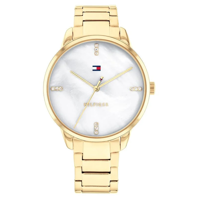 Tommy Hilfiger Quartz Analog White Dial Stainless Steel Strap Watch for Women NETH1782546 - KRISHNA WATCH COMPANY