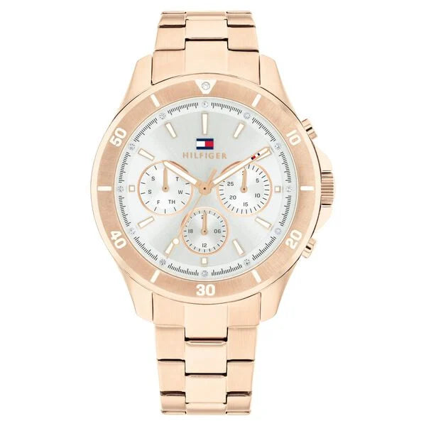 Tommy Hilfiger Multifunction Silver Watch for Women - TH1782639 - KRISHNA WATCH COMPANY