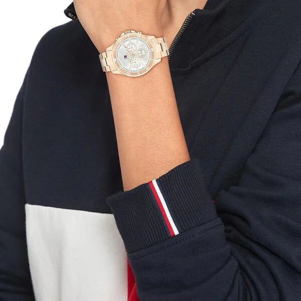 Tommy Hilfiger Multifunction Silver Watch for Women th1782639