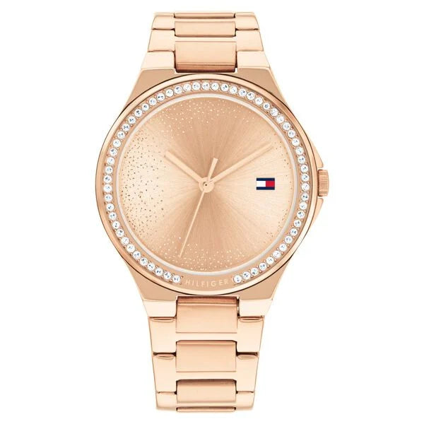 Tommy Hilfiger Quartz Analog Rose Gold Stainless Steel Strap for Women th1782643 - KRISHNA WATCH COMPANY