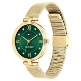 TOMMY HILFIGER Green Dial Watch for Women TH1782711