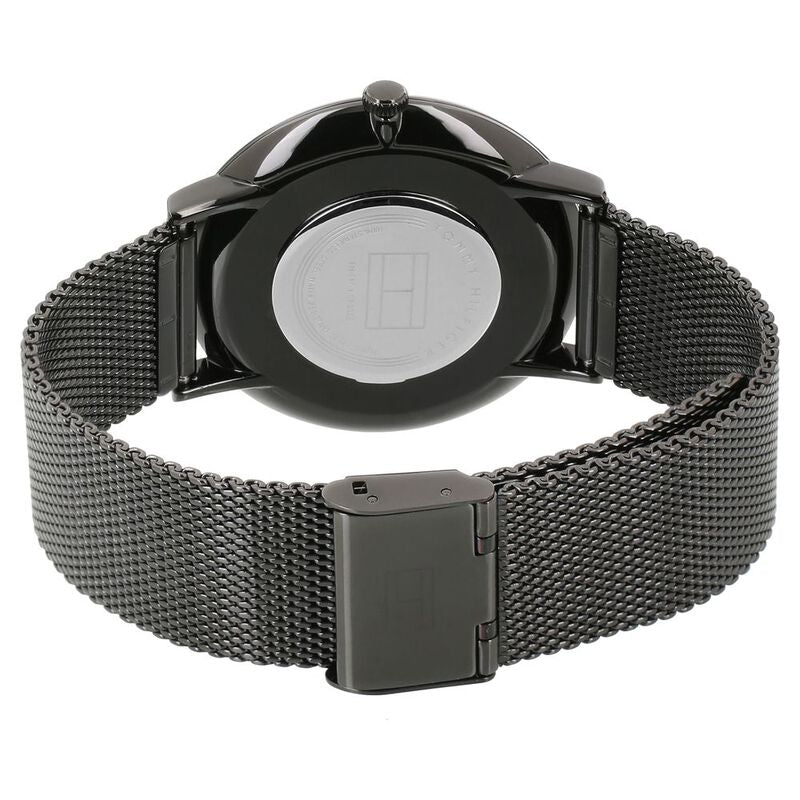 Tommy Hilfiger Quartz Analog Black Dial Metal Strap Watch for Men NETH1791464W / NETH1791464 - KRISHNA WATCH COMPANY