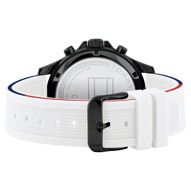 Tommy Hilfiger Multifunction White Dial Watch for Men - NCTH1791723 - KRISHNA WATCH COMPANY