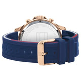 Tommy Hilfiger Quartz Multifunction White Dial Silicone Strap Watch for Men TH1791778 - KRISHNA WATCH COMPANY