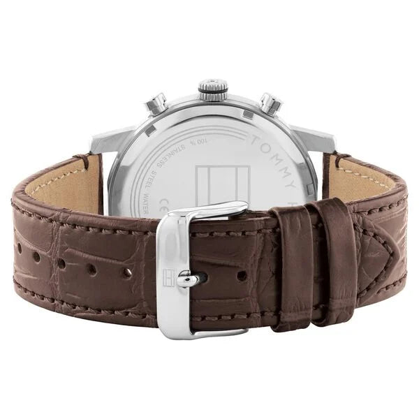 Tommy Hilfiger Silver Round Dial Watch For Men - TH1791884 - KRISHNA WATCH COMPANY