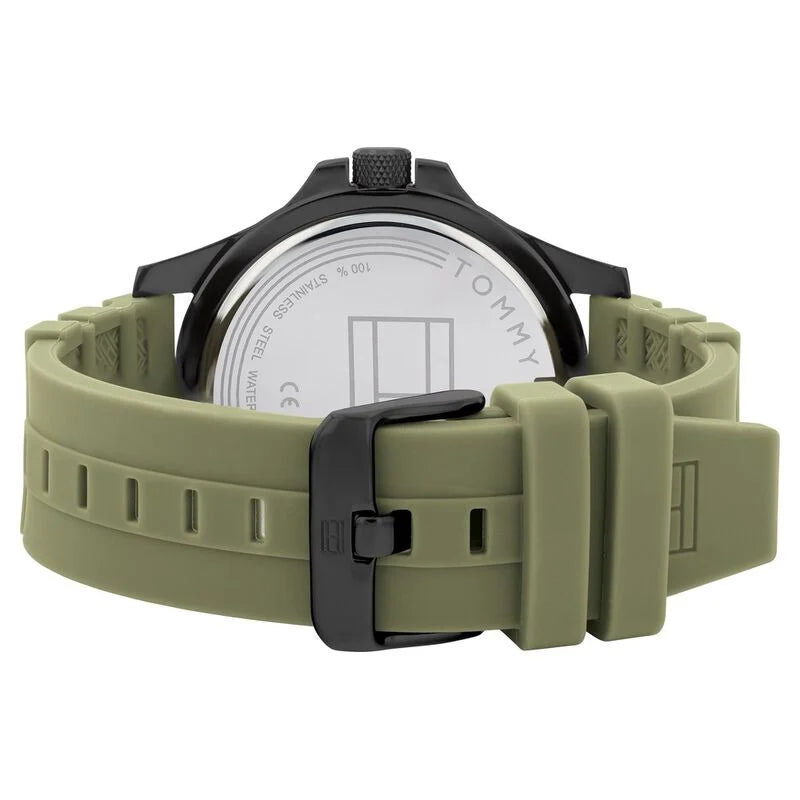 Tommy Hilfiger Analog Black Dial Watch for Men NETH1791992 - KRISHNA WATCH COMPANY
