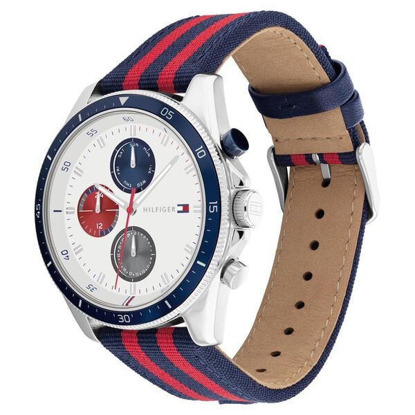 Tommy Hilfiger White Dial Quartz Analog Watch for Men neth1792035 - KRISHNA WATCH COMPANY