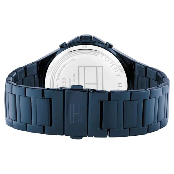 Tommy Hilfiger Blue Dial Blue Colour Stainless Steel Strap Watch for Men th1792058 - KRISHNA WATCH COMPANY