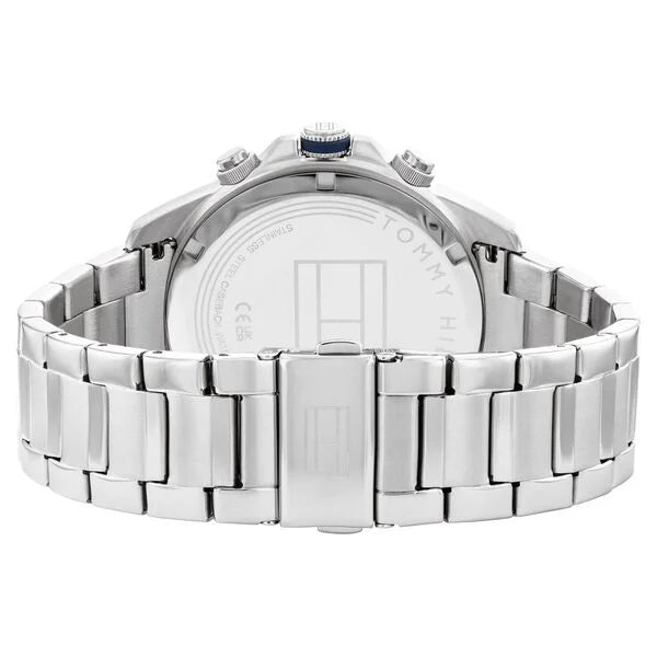 Tommy Hilfiger Blue Dial Silver Stainless Steel Strap Watch for Men - TH1792059 - KRISHNA WATCH COMPANY