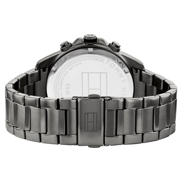 Tommy Hilfiger Grey Dial Grey Stainless Steel Strap Watch for Men th1792061 - KRISHNA WATCH COMPANY