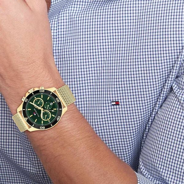 Tommy Hilfiger Quartz Multifunction Green for Men - TH1792093 - KRISHNA WATCH COMPANY