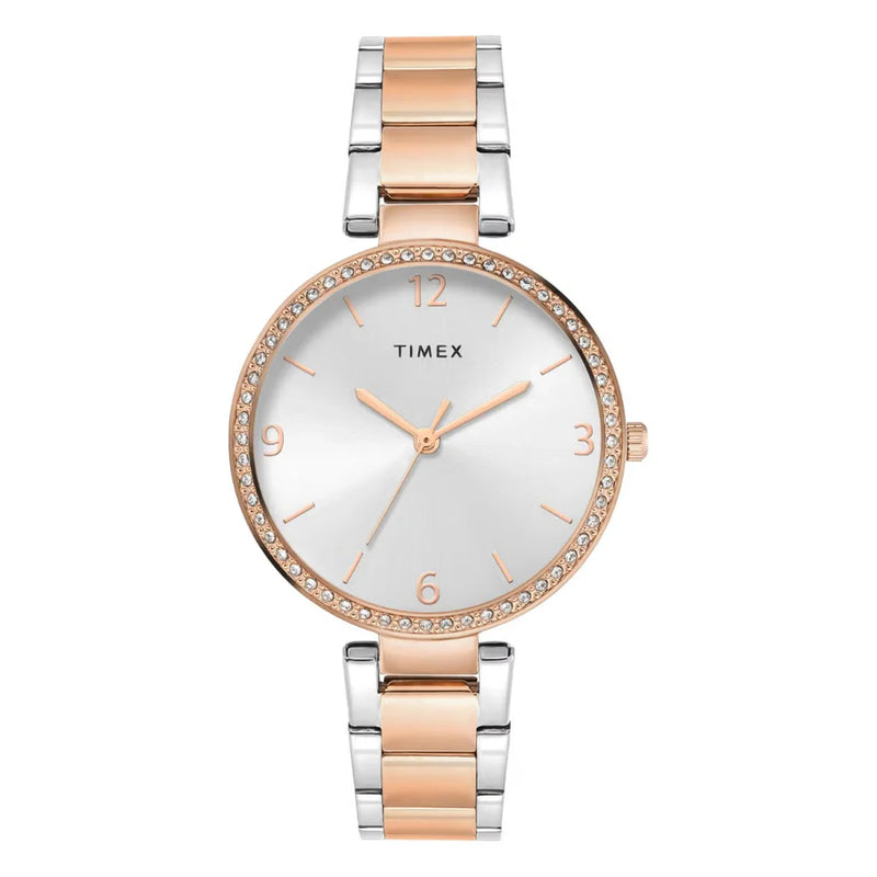 Timex Silver Dial Women's Watch - TWEL18720