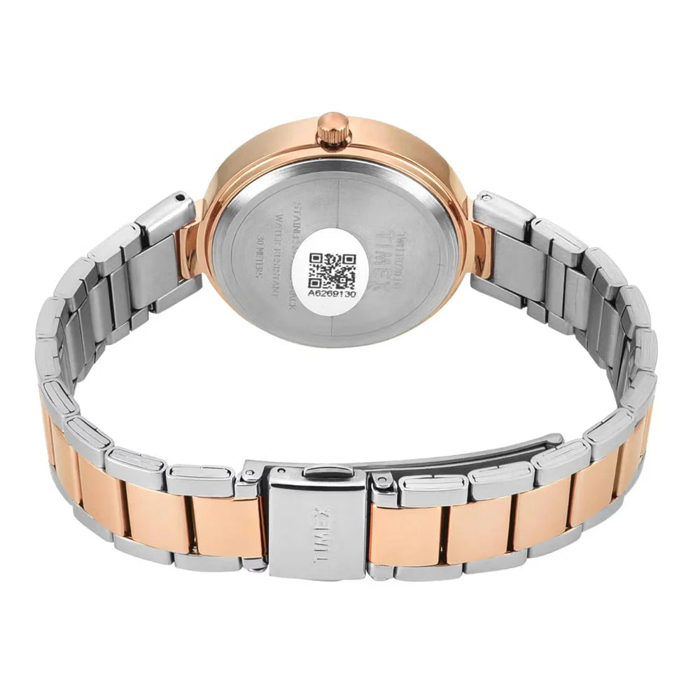 Timex Silver Dial Women's Watch - TWEL18720 - KRISHNA WATCH COMPANY