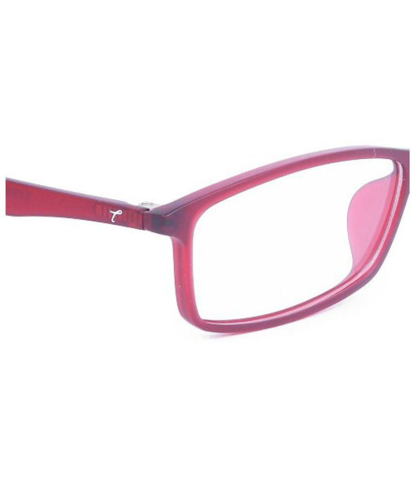 TITAN Maroon Square Spectacle Frame TR1158A1A1 - KRISHNA WATCH COMPANY