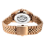 Alba Copper Bezel With Teal Sunray Dial Automatic Watch AL4780X1 - KRISHNA WATCH COMPANY