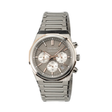 Seiko Chronograph with Textured Olive-Grey Dial - HGK002P1