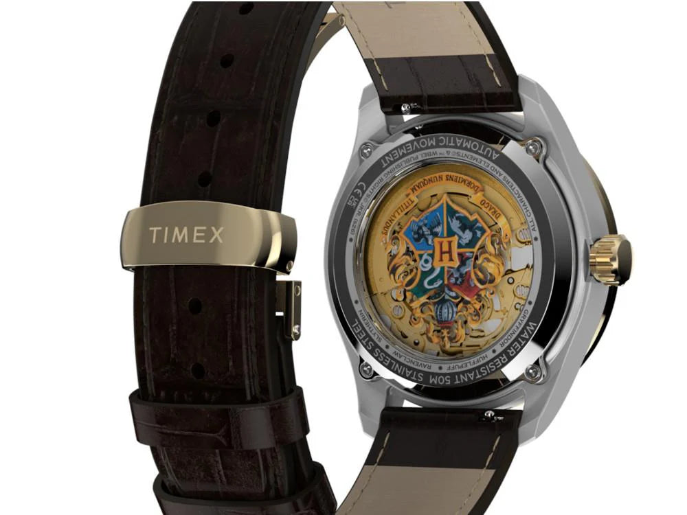 Timex The Waterbury x Harry Potter Automatic Watch, golden, 39 mm, TW2Y75500 - KRISHNA WATCH COMPANY