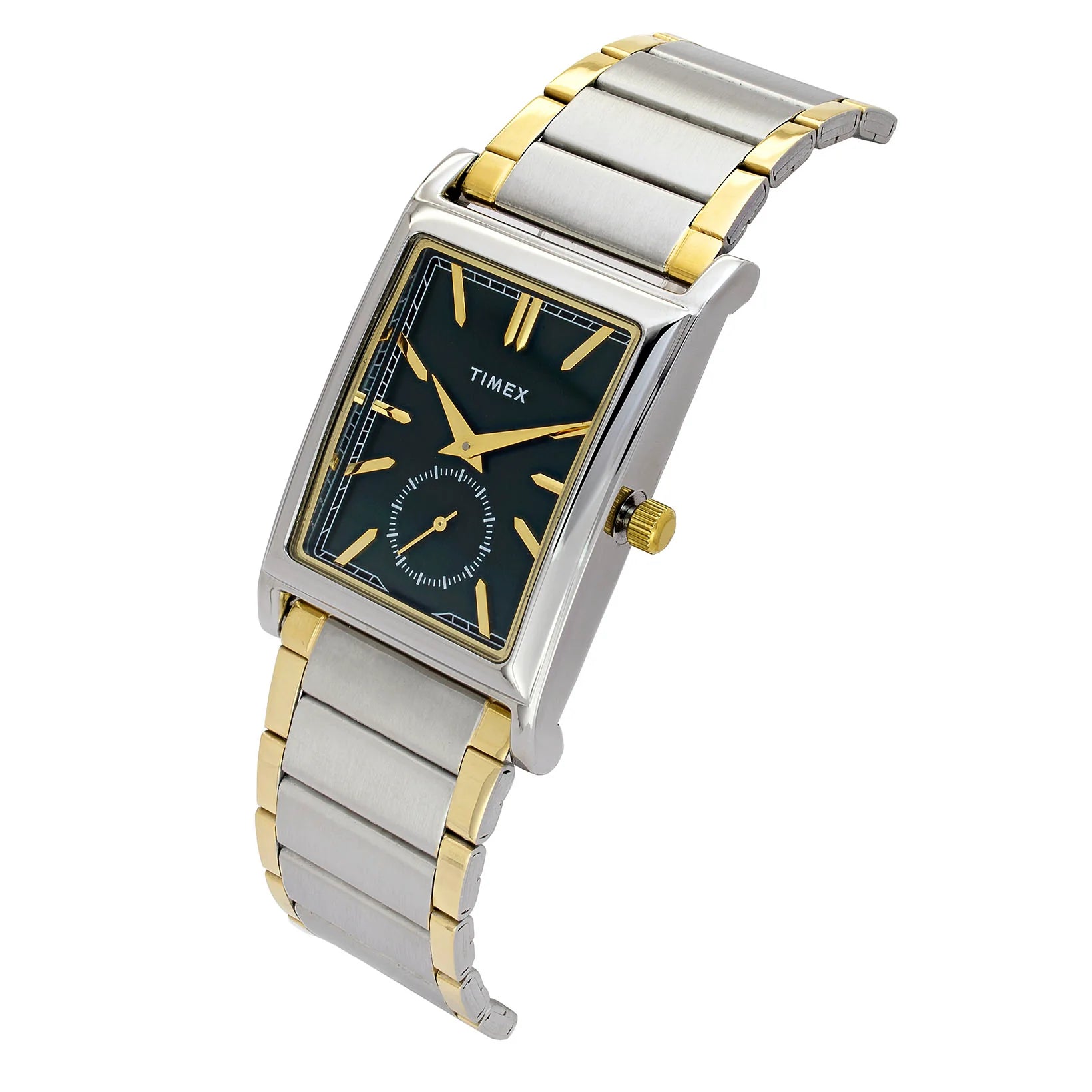 TIMEX Men Green Rectangle Dial Analog Watch - TW000L524 - KRISHNA WATCH COMPANY