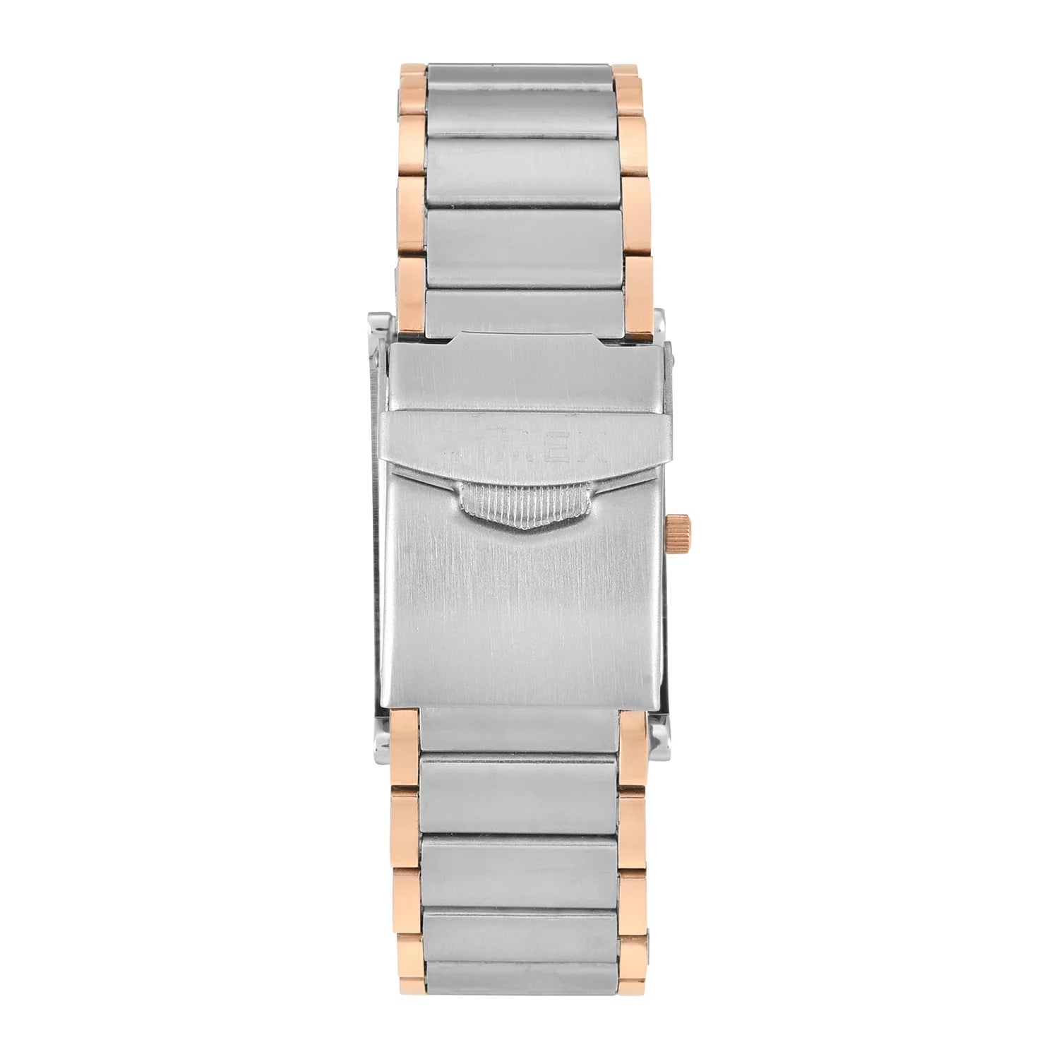 TIMEX Silver Tone Rectangle Dial Analog Men's Watch - TW000L525 - KRISHNA WATCH COMPANY