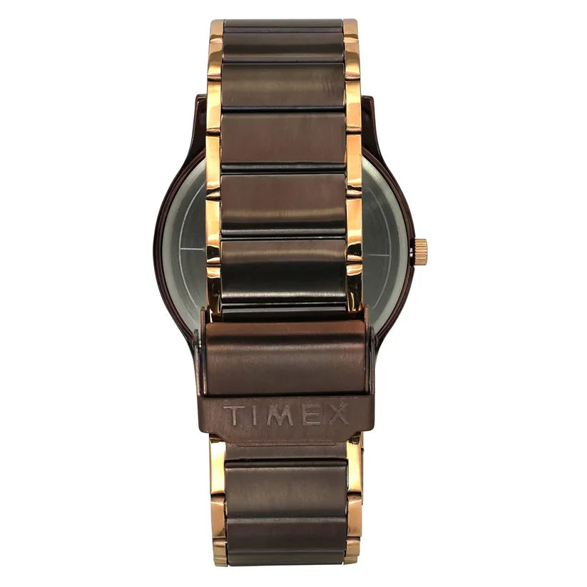 Timex Trendline Round 39mm Brown Dial Analog Men Watch - TW000R464 - KRISHNA WATCH COMPANY