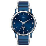 TIMEX Men Blue Round Dial Analog Watch - TW000R466
