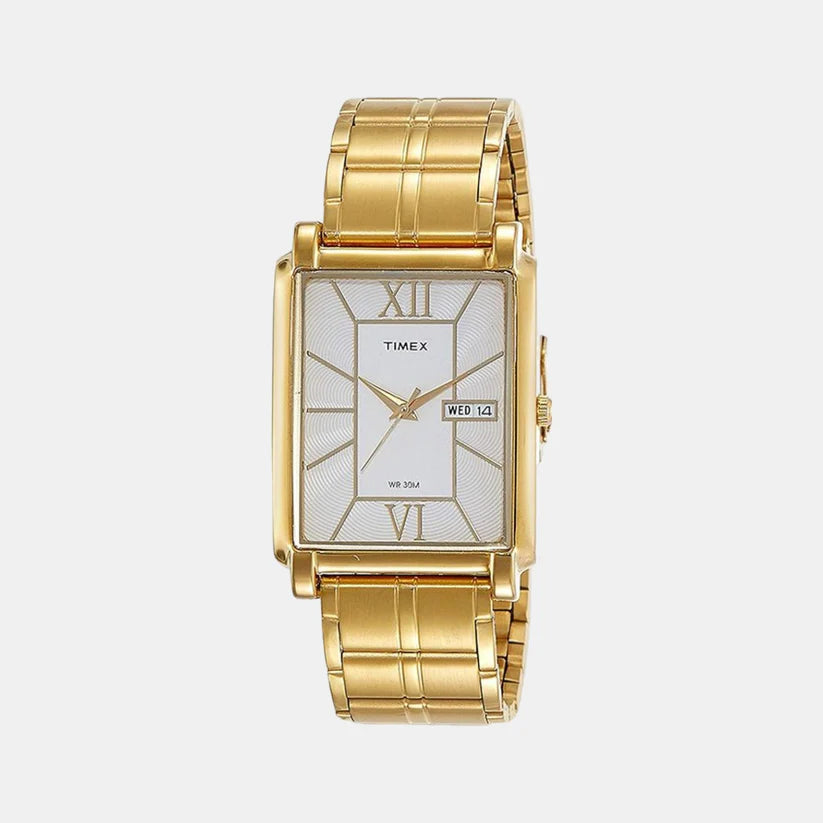 TIMEX ANALOG SILVER DIAL MEN'S WATCH - TW000W905 - KRISHNA WATCH COMPANY
