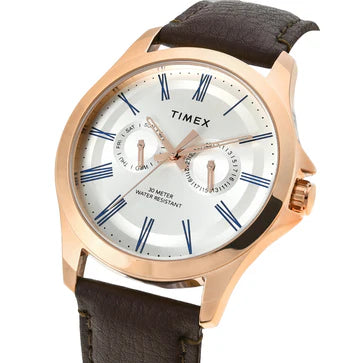 Timex Male Silver Analog Stainless Steel Watch TW000X128 - KRISHNA WATCH COMPANY