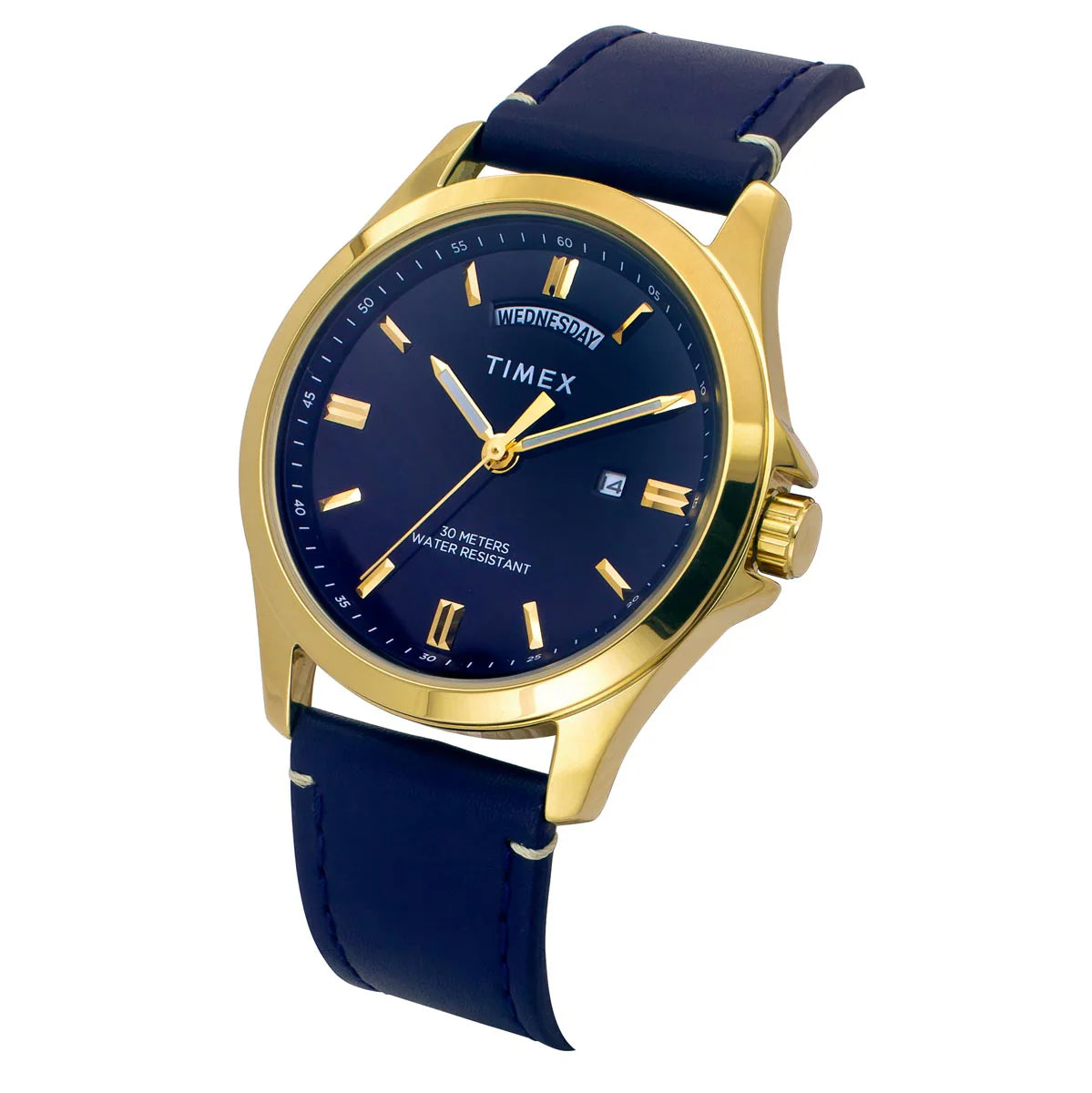 TIMEX Men Blue Round Dial Analog Watch - TW000X140 - KRISHNA WATCH COMPANY