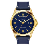 TIMEX Men Blue Round Dial Analog Watch - TW000X140