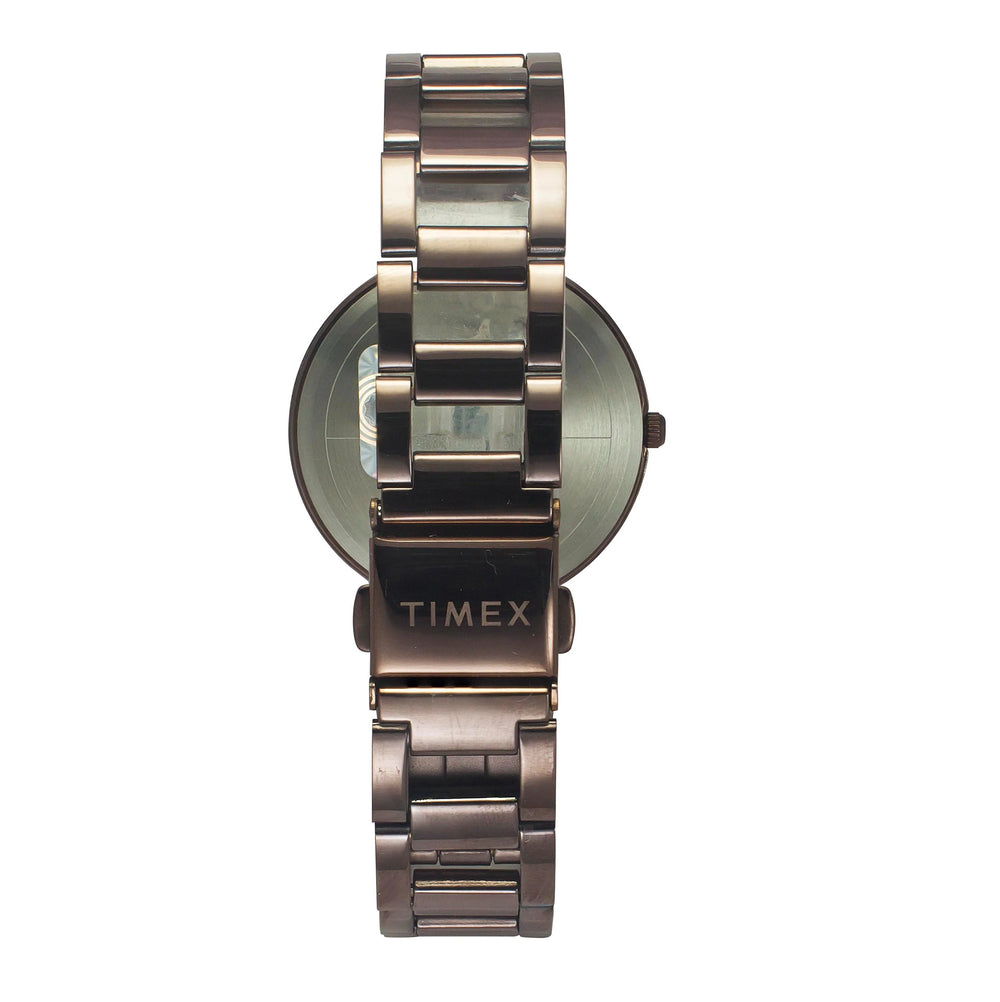 Timex Women Brown Round Dial Analog Watch - TW000X267 - KRISHNA WATCH COMPANY