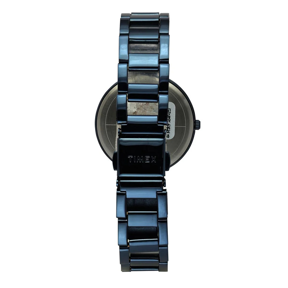 TIMEX Women Blue Round Dial Analog Watch - TW000X268 - KRISHNA WATCH COMPANY