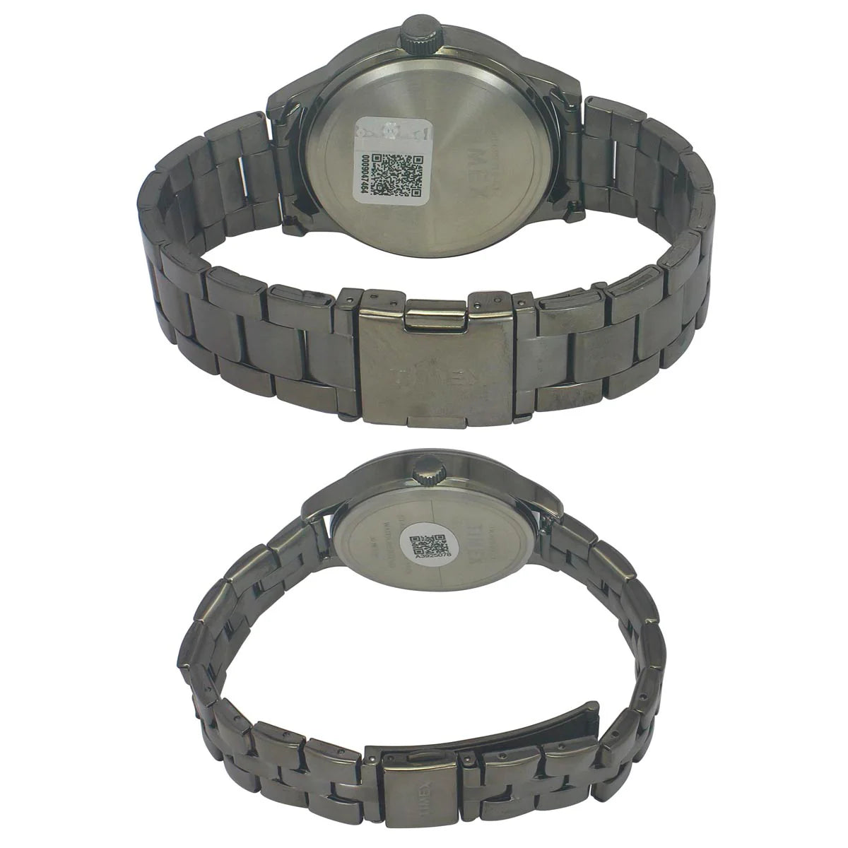 Timex Unisex Burgundy Round Dial Analog Pair Watches - TW00PR314 - KRISHNA WATCH COMPANY