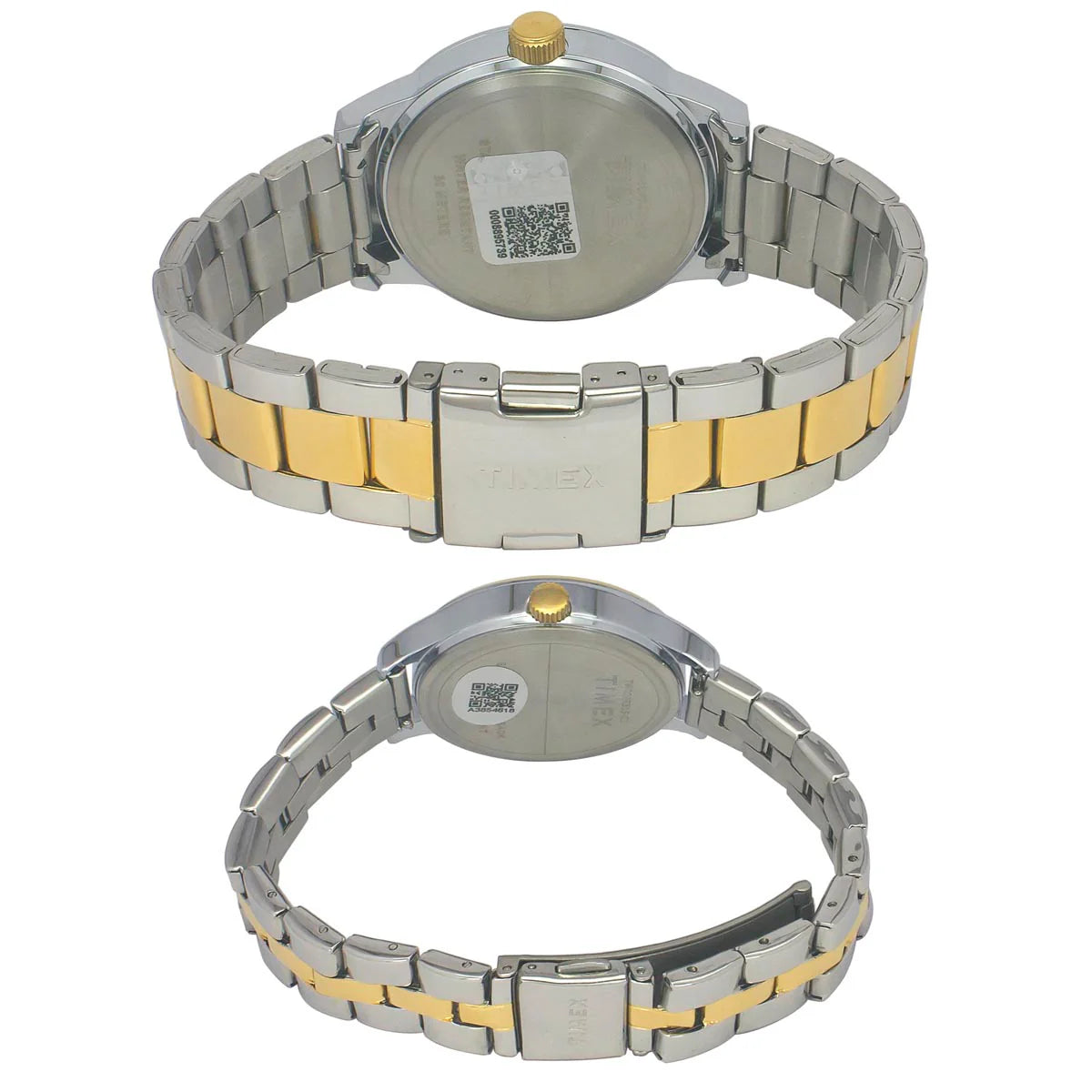 Timex Unisex Teal Round Dial Analog Pair Watches - TW00PR315 - KRISHNA WATCH COMPANY